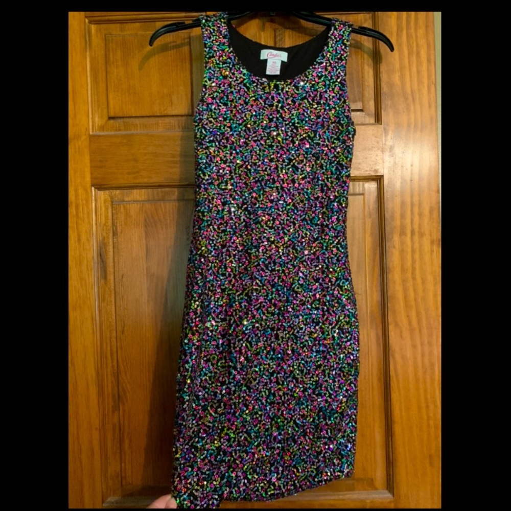 Candies multicolored sparkling dress